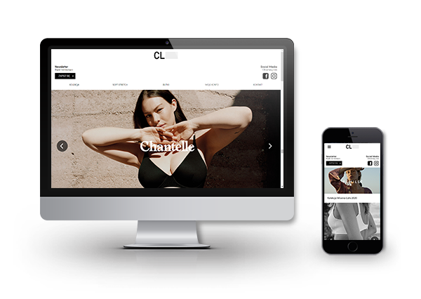 portfolio chantelle desktop i mobile